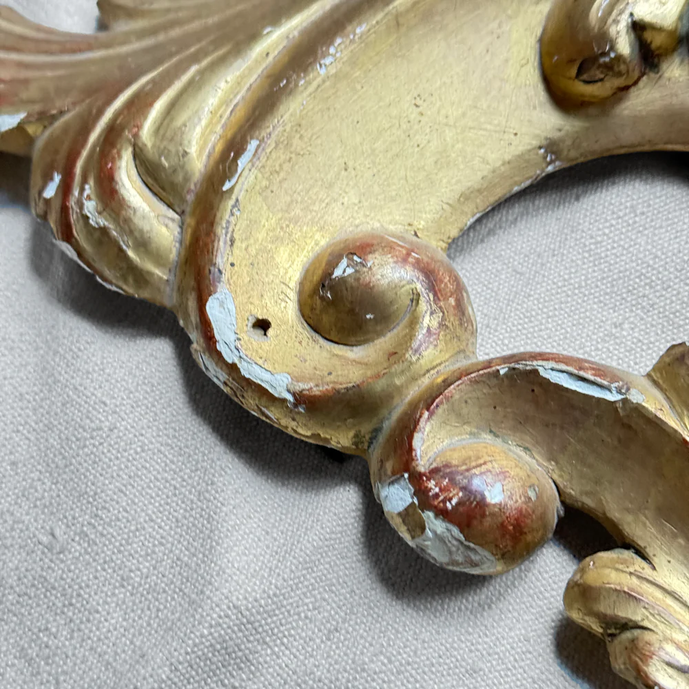 19th-century Italian Gilt Over Door Architectural Element - Image 6