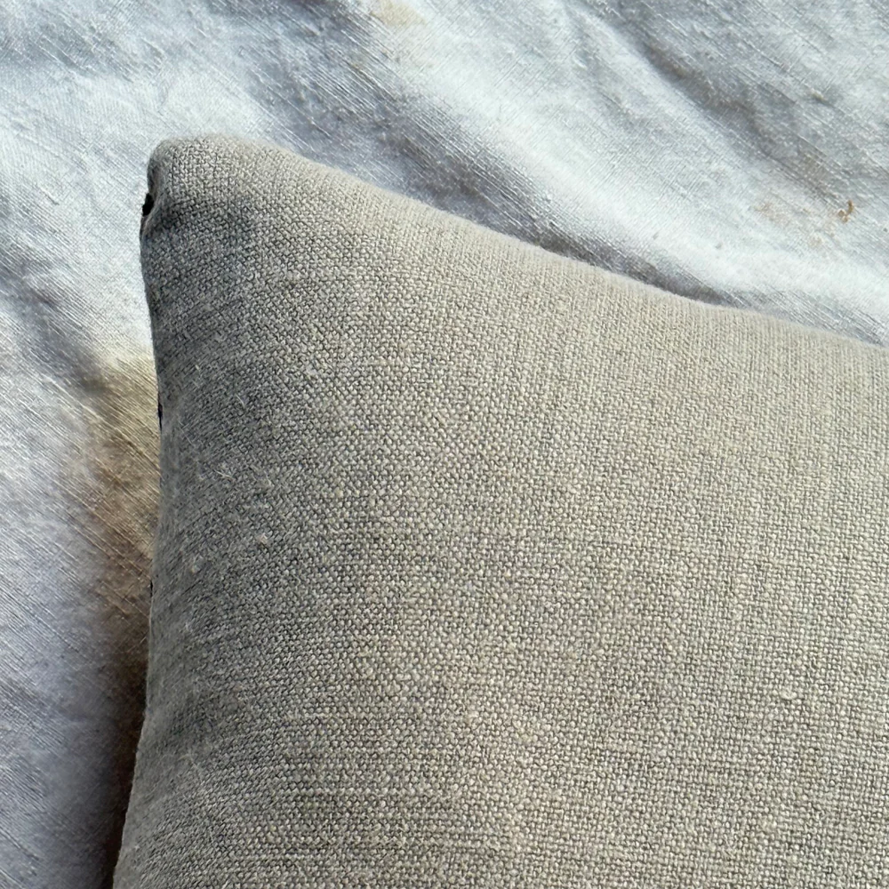 Antique Caucasian Rug Pillow - Image 3