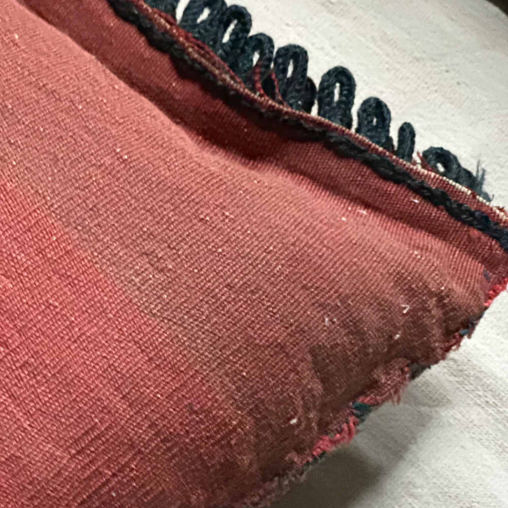 Antique Caucasian Rug Pillow - Image 6