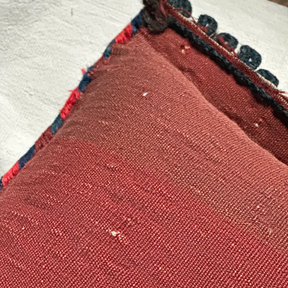 Antique Caucasian Rug Pillow - Image 7