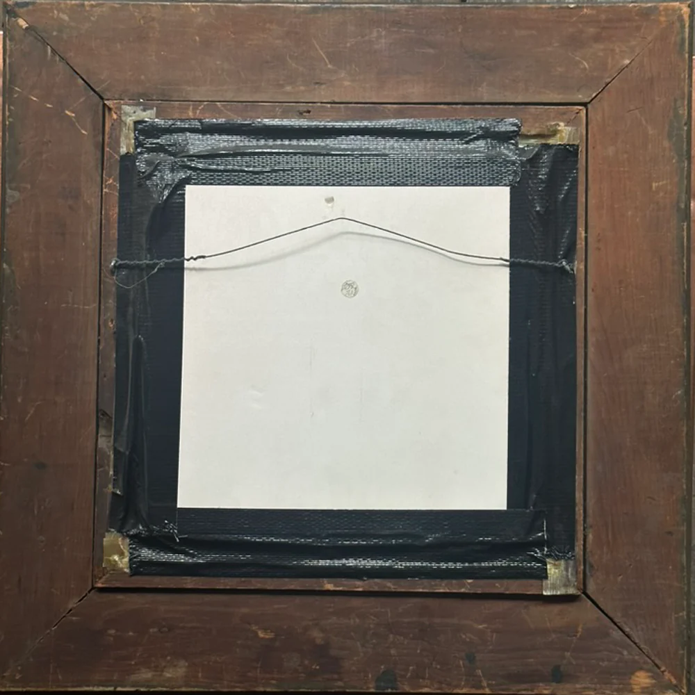 Early 20th Century American 20.5" H Arts & Crafts Cigar Mirror - Image 6