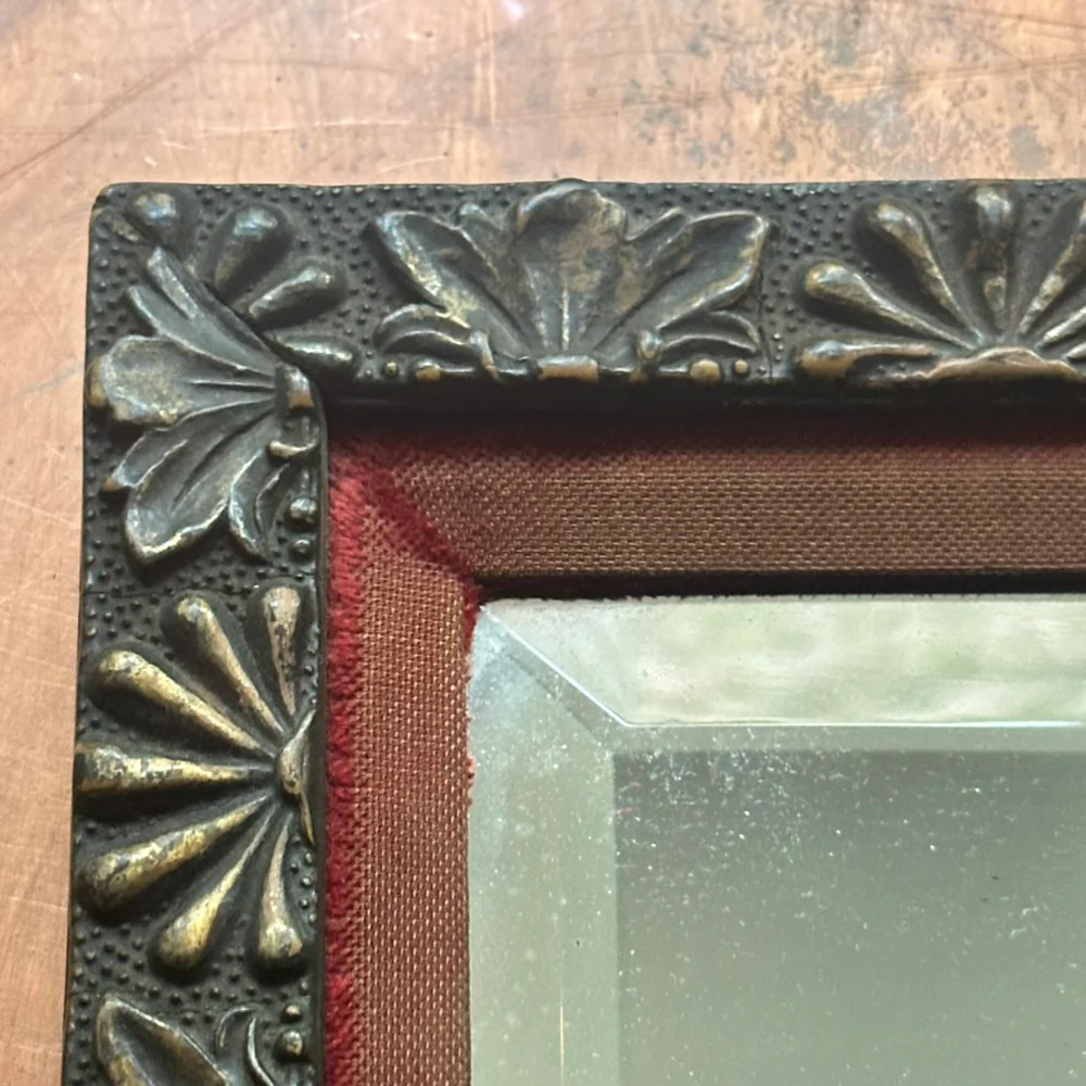 Early 20th Century American 8.75" H Arts & Crafts Mirror - Image 3