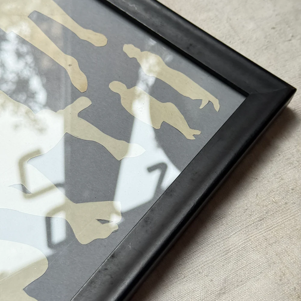 Framed Mike Miller Silhouette Collage #3 - Image 6