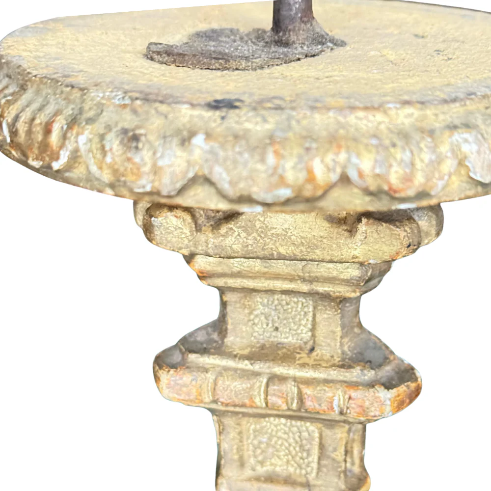 Pair of Early 18th-century Austrian Gilt Candlesticks - Image 5