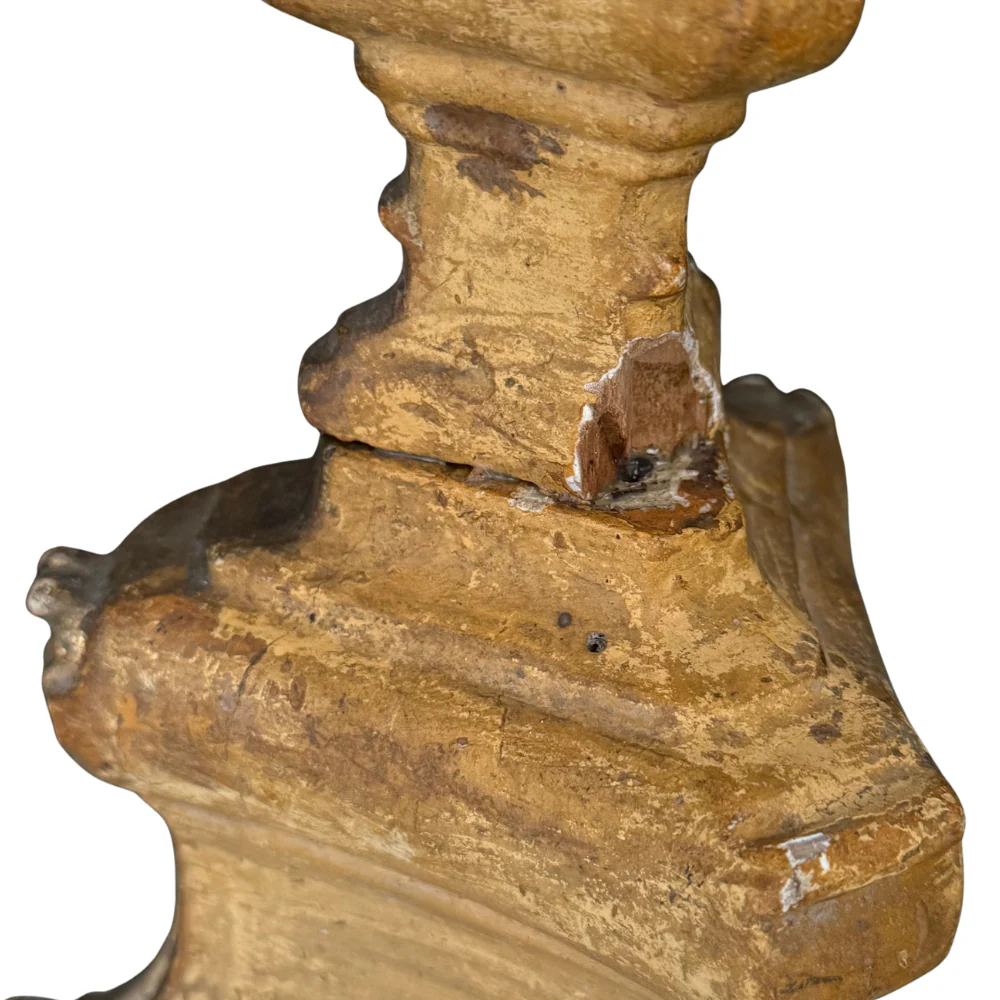 Pair of Early 18th-century Austrian Gilt Candlesticks - Image 6