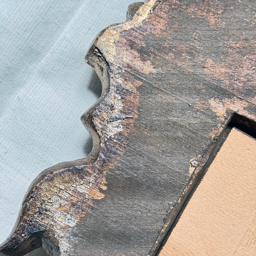 Vintage Italian Carved Rococo Mirror - Image 7